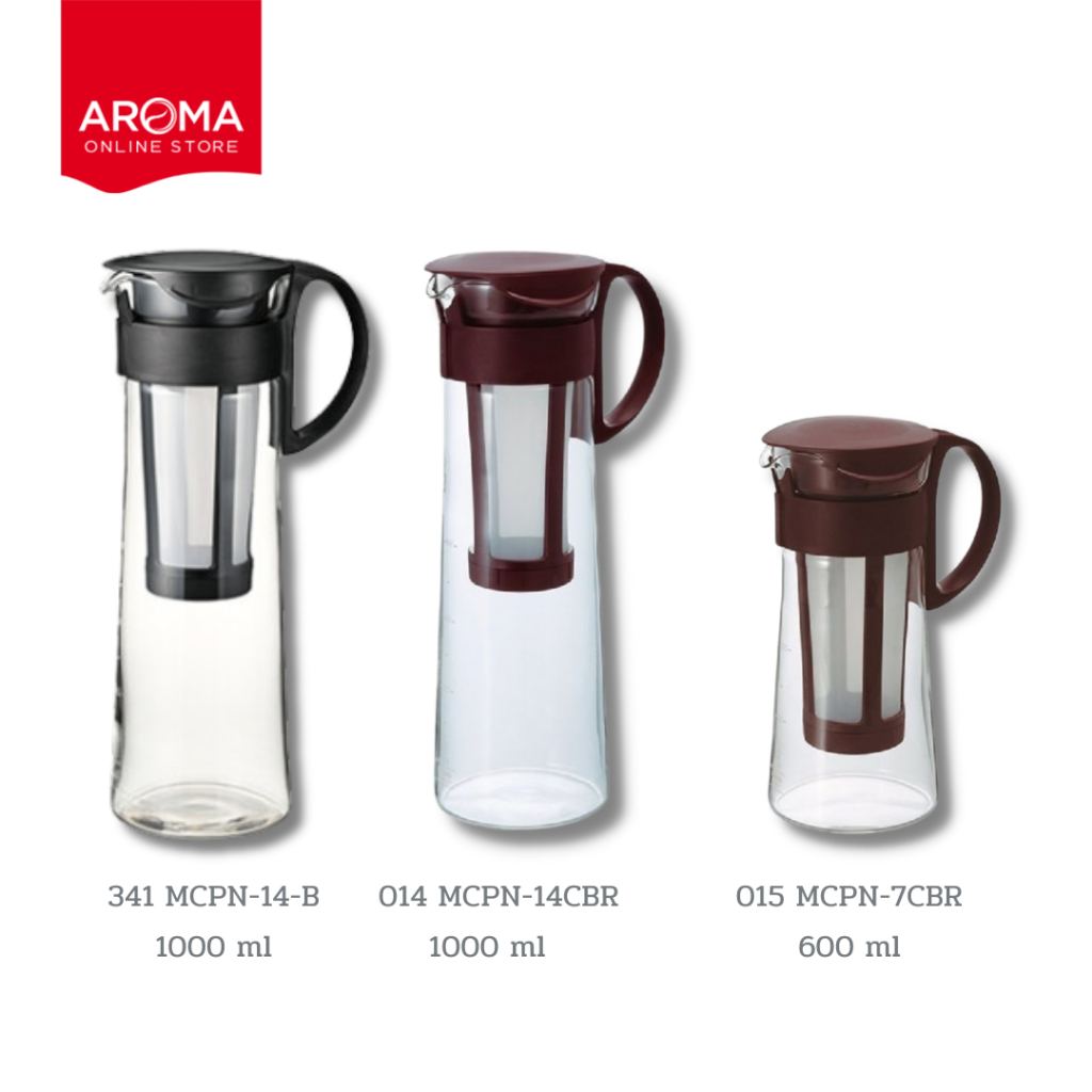 Hario เหยือกกาแฟ สกัดเย็น MIZUDASHI Cold Brew (MCPN-7CBR/015) (MCPN-14CBR/014) (MCPN-14-B/341)
