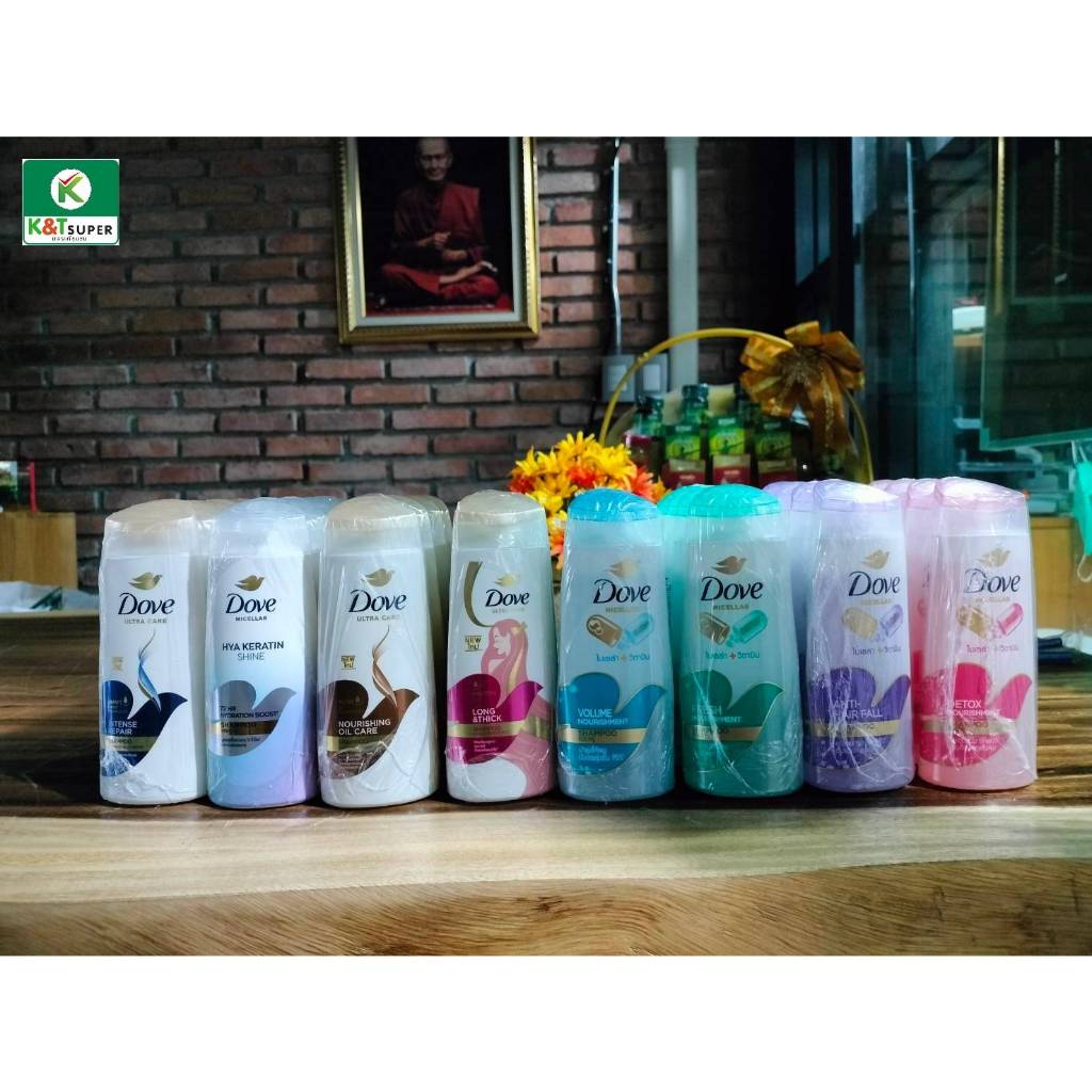 Dove แชมพูโดฟ (แพ็ค 4 ขวด) สินค้าเป็นของแท้ 100 %