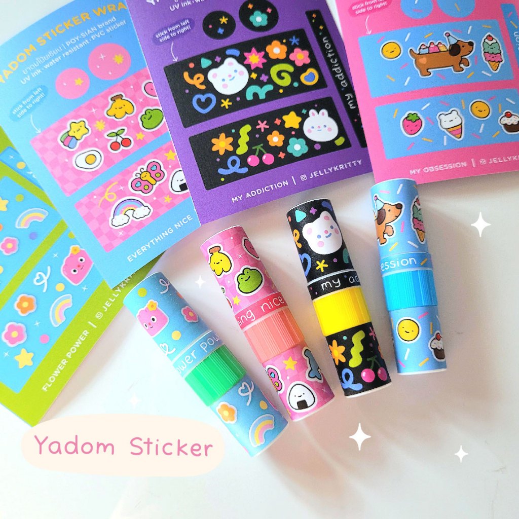 สติ๊กเกอร์ติดยาดม yadom Deco sticker