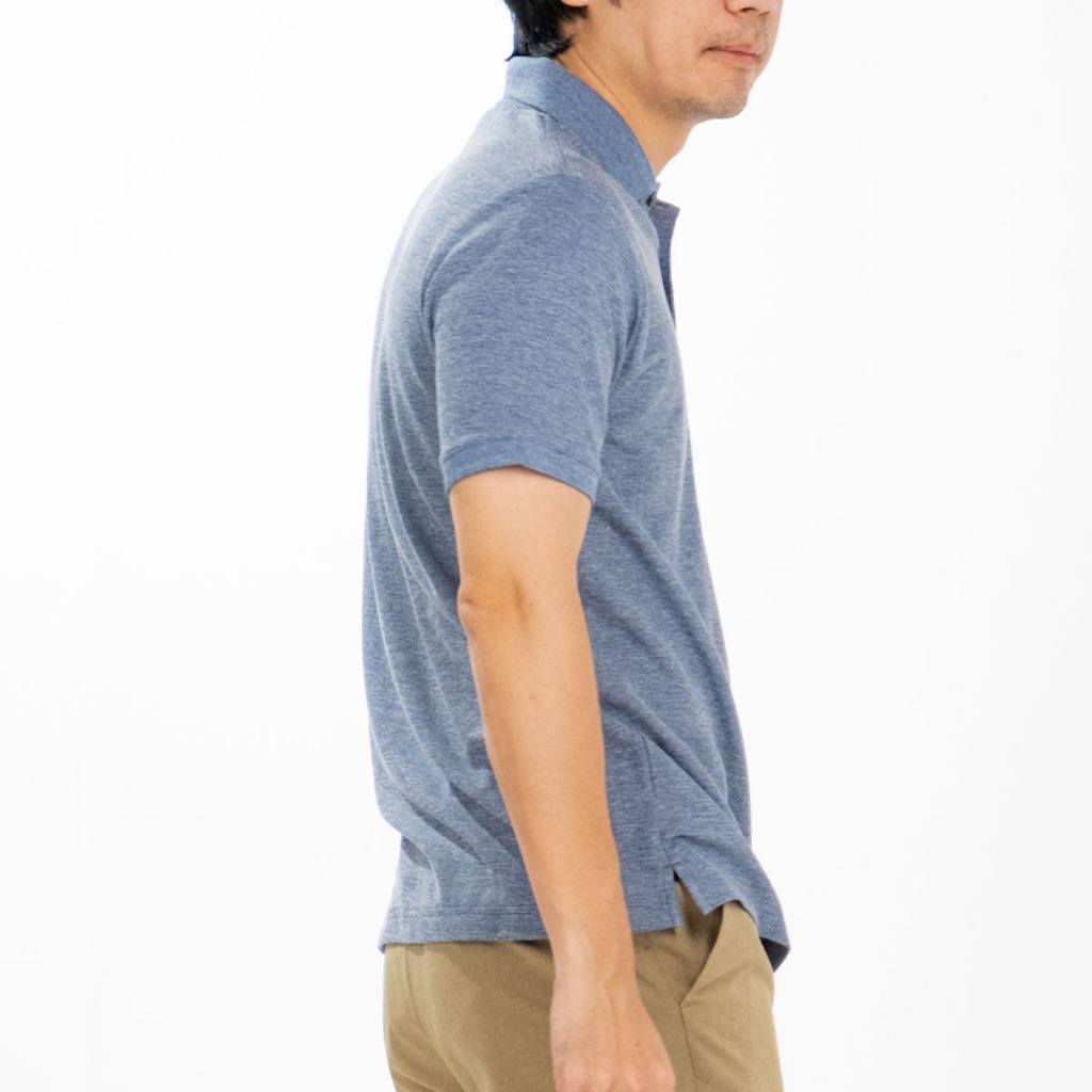 era-won เสื้อโปโล แขนสั้น ทรงสลิม Polo Golf รุ่น Alway Fresh	สี NAVY - รูปที่ 2