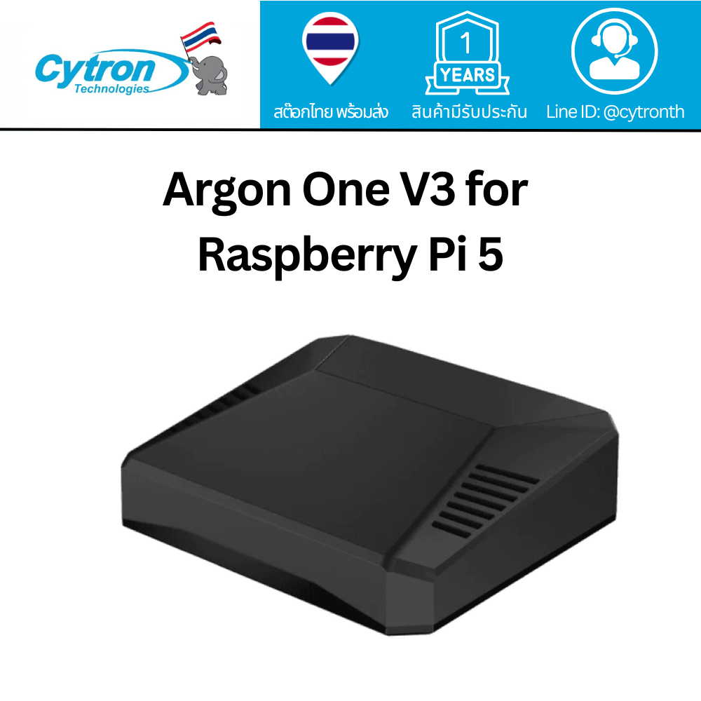 Argon One Aluminum Multifunction V3 สำหรับ Raspberry Pi 5