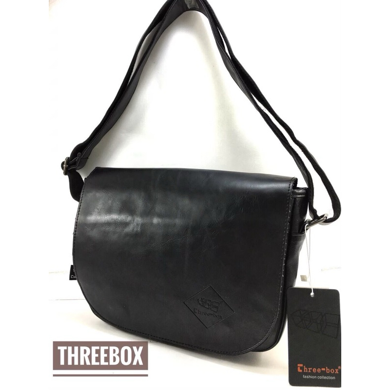 กระเป๋า ThreeBox 3512# ขนาด ฐาน10 สูง8 นิ้ว หนังPUพรีเมียม อะไหล่โลโก้หนาสวย ทุกจุด มีซิ้ป ช่องแบ่งเป็นสัดส่วน ใส่ไอแพท