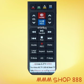 รีโมทรุ่น : อัลตรอน Altron รหัส LTV-6501 ตัวยาว สินค้าพร้อมส่ง