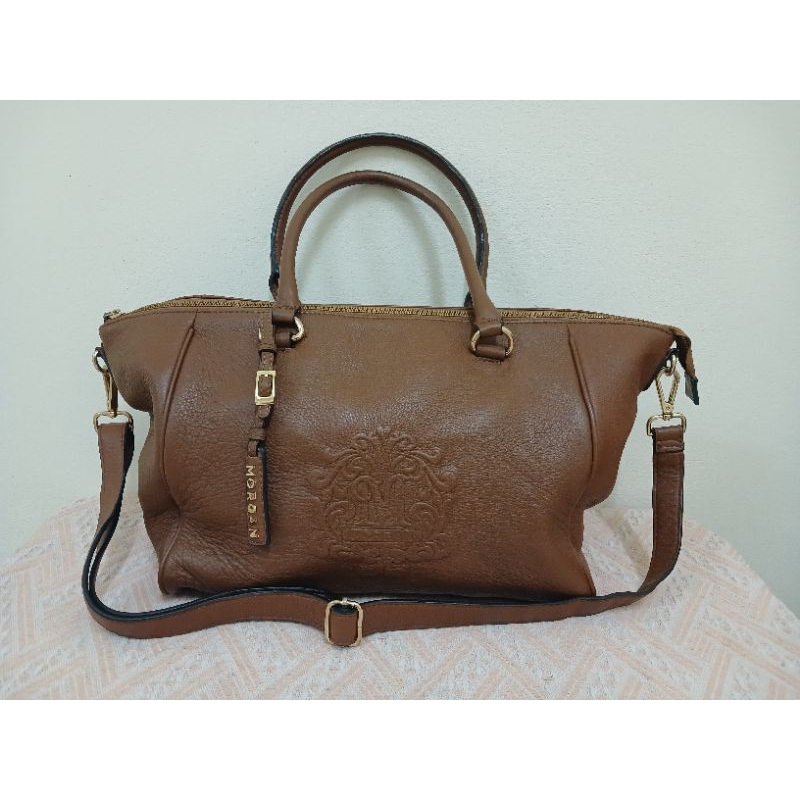 กระเป๋า MORGAN สีน้ำตาลของแท้มือสอง