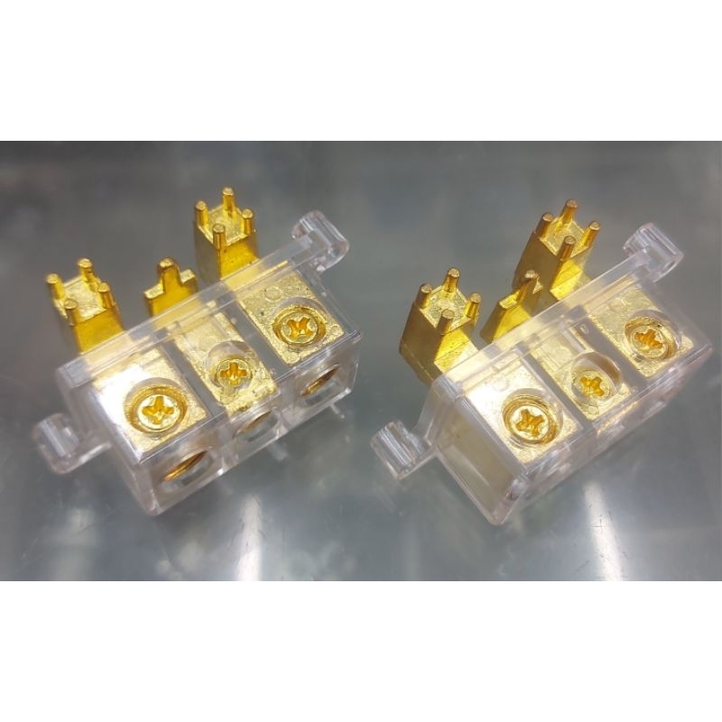 ขั้วไฟเพาเวอร์แอมป์รถยนต์ ขางอ90องศา (ขนาดกลาง)(ราคาอันละ)