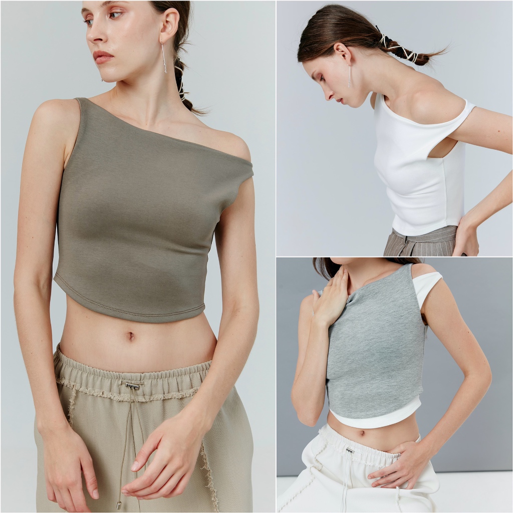 (สินค้าพร้อมส่ง) Hounddown - Reform Top