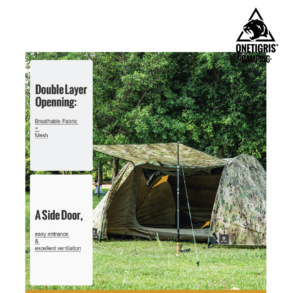 OneTigris เต็นท์ Multicam COMETA Camping Tent thumbnail 8