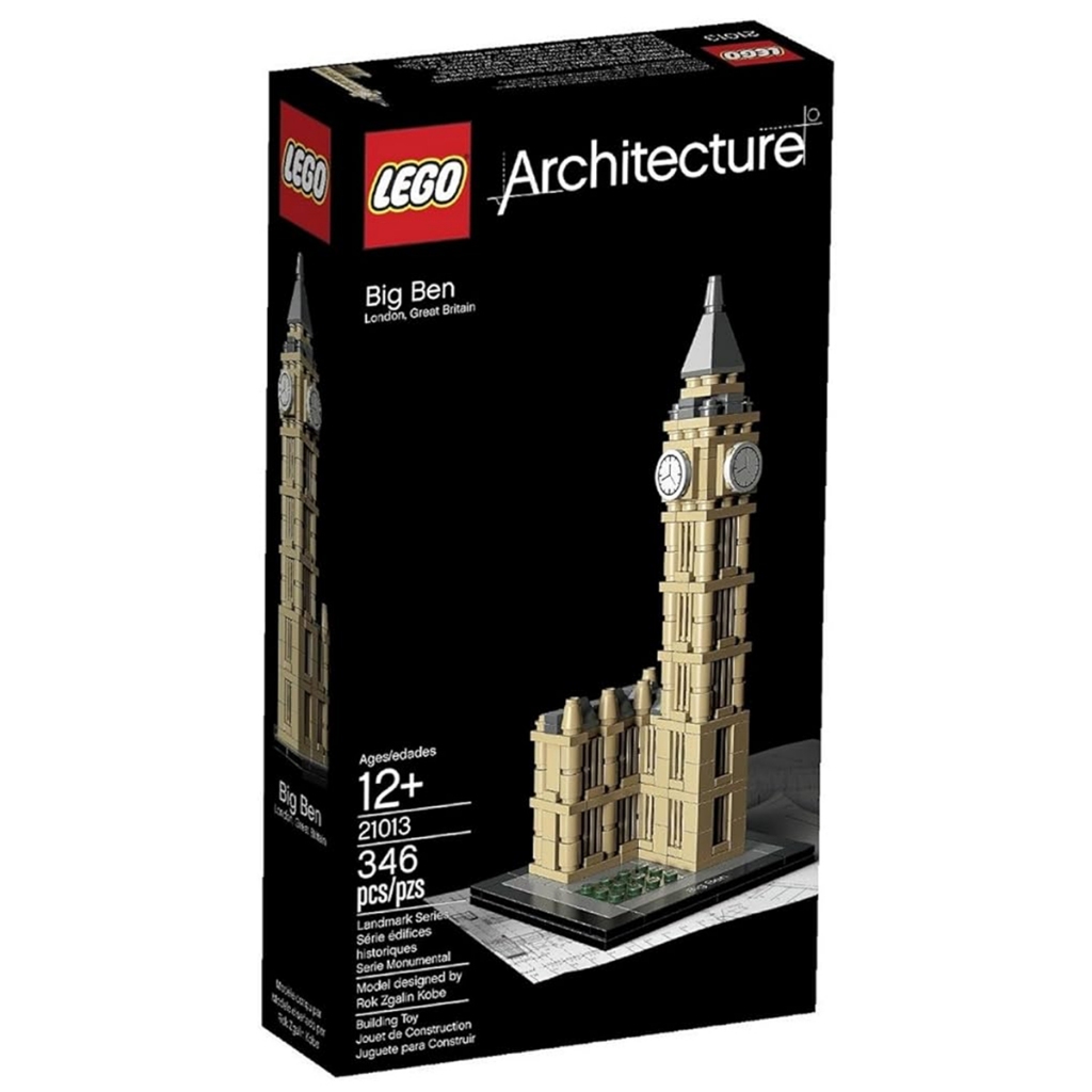 21013 : LEGO Architecture Big Ben (สินค้ากล่องไม่สวย)​