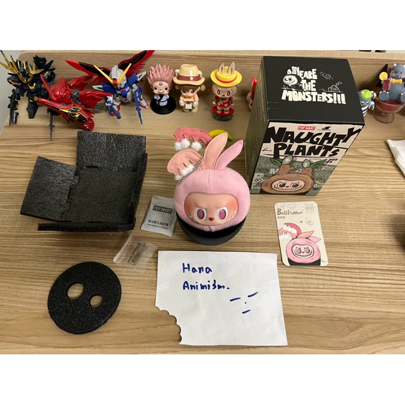 labubu naughty plant ชมพู แกะแล้ว