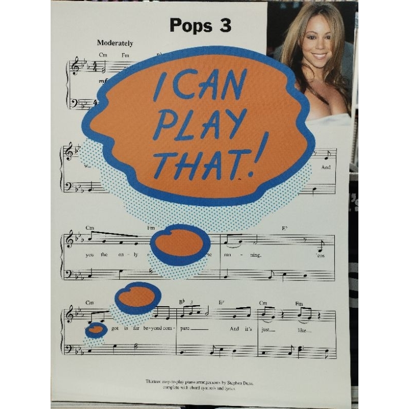 PIANO POP EASY I CAN PLAY THAT! POP 3 /9780711972391