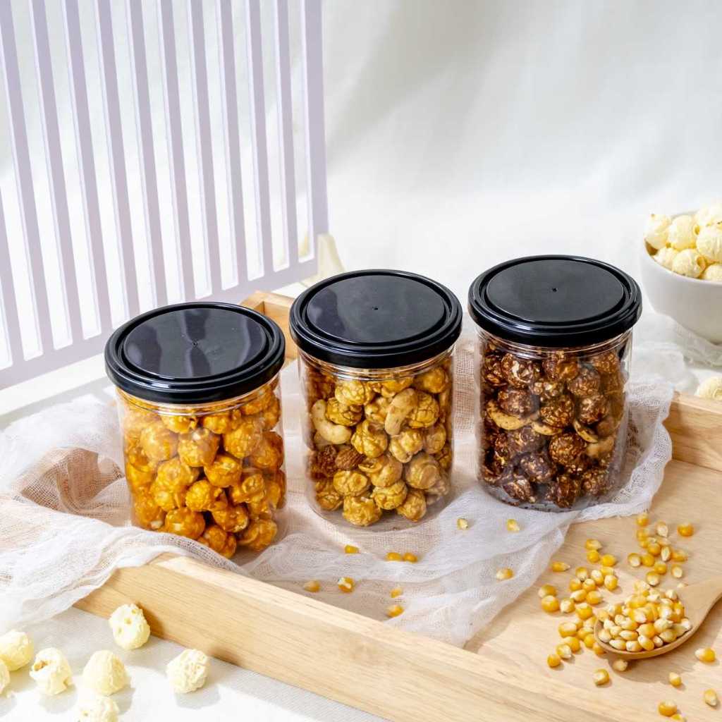 Popcorn แบบกระปุก น้ำหนัก 70 - 100 กรัม มี 13 รส