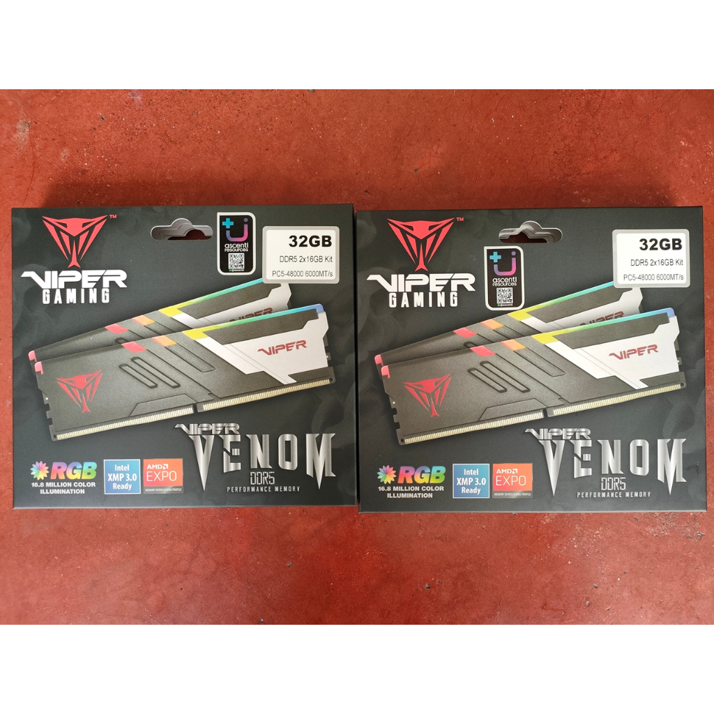 PATRIOT VIPER VENOM RGB 32GB(16GB*2) DDR5/6000