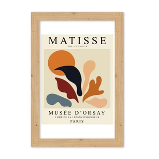 [รหัสMA] กรอบรูปแต่งห้อง (ลายMatisse) ขนาด4x6นิ้ว กรอบรูปมินิมอล แขวนและตั้งโต๊ะได้ หรือสำหรับใช้เป็นพร็อพถ่ายรูป