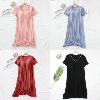 พร้อมส่ง🔥ชุดนอนกระโปรง มีบราในตัวใส่สบาย