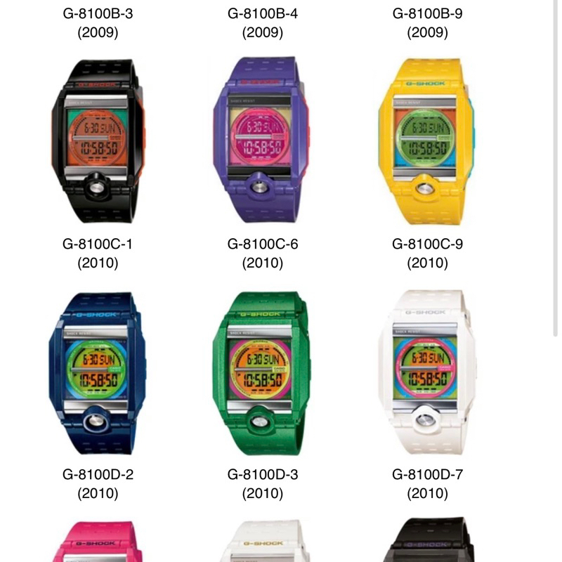 BandandBezel g-shock รุ่น G-8100/G8100 radar ของแท้100%