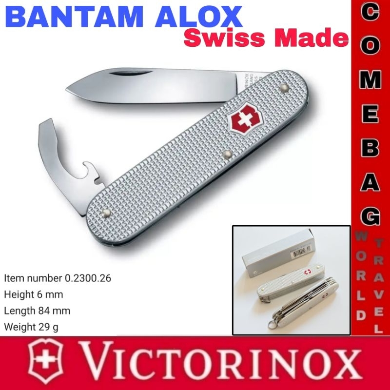 มีดพับVictorinox Bantam Alox 84 mm. 5 ฟังก์ชั่น ของแท้ผลิตสวิส