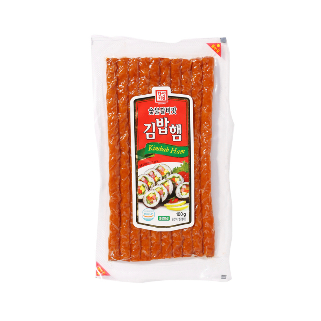 ❄️ [ของแท้] 숯불구이맛김밥햄 Hansung Ham for Kimbab (แฮมสำหรับคิมบับ) 100g ❄️