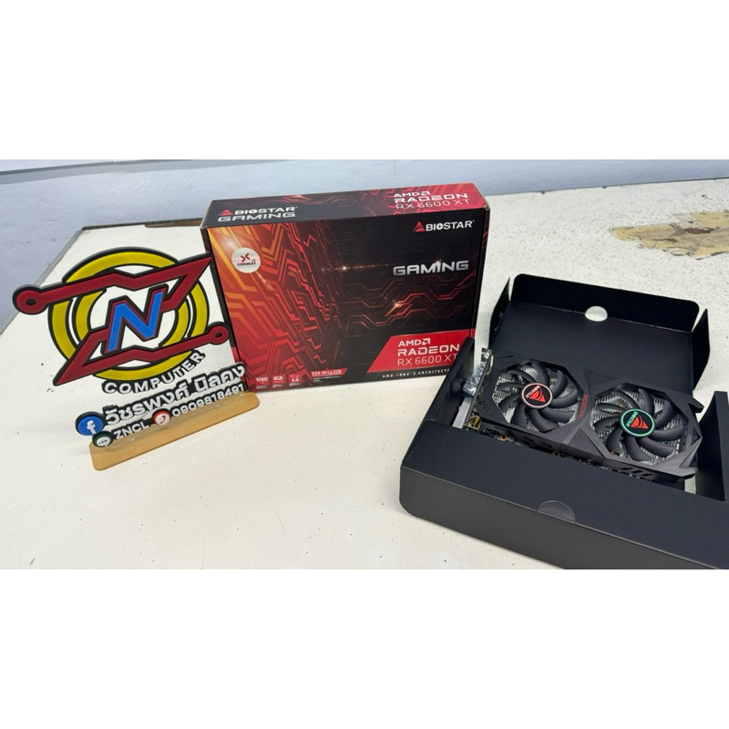 BIOSTRA RX6600XT มือ 2 ประกัน 7 เดือน ส่งฟรี
