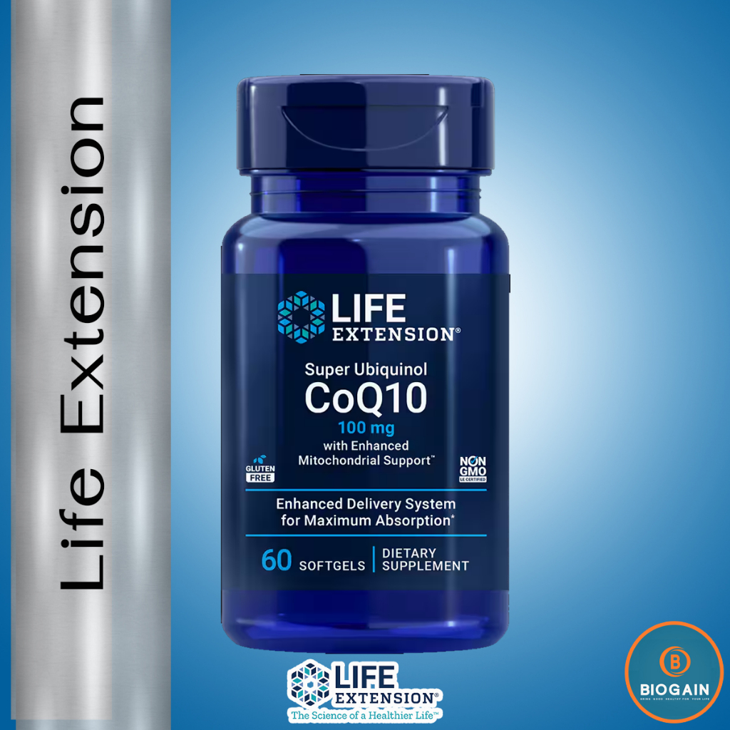 Life Extension Super Ubiquinol CoQ10 with Enhanced Mitochondrial Support™ 100 mg / 60 Softgels