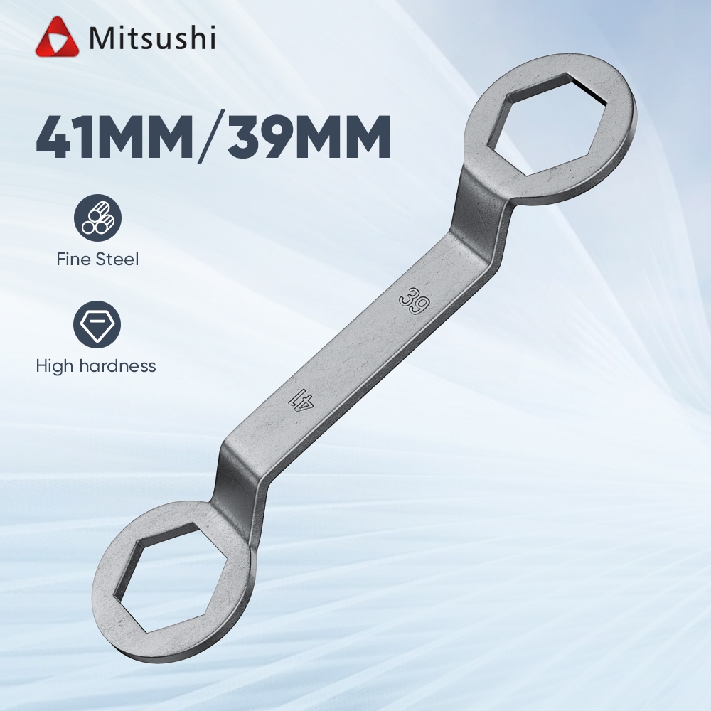 Mitsushi ประแจ ขันคลัช 39x41 17-24 ประแจแหวนข้างปากตาย ประแจแหวน 2 ข้าง ประแจแหวนข้างสำหรับใช้งานซ่อมมอเตอร์ไซค์