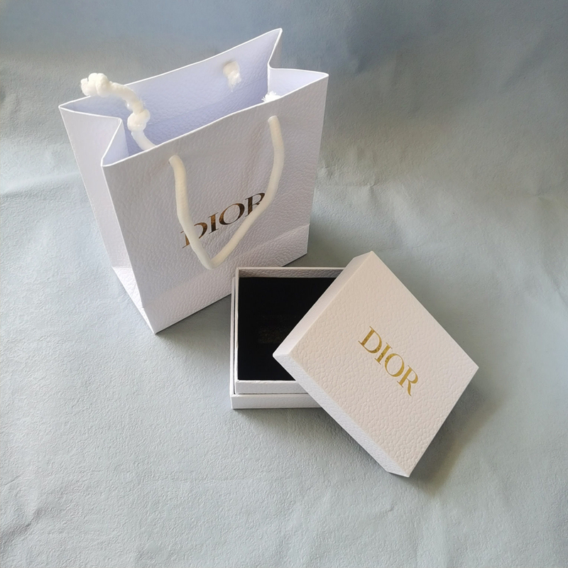 ถุงของขวัญกล่องของขวัญลิปสติก Dior Original ขนาด 12x10x5 ซม. ถุงกระดาษสามารถใส่ลิปสติกได้
