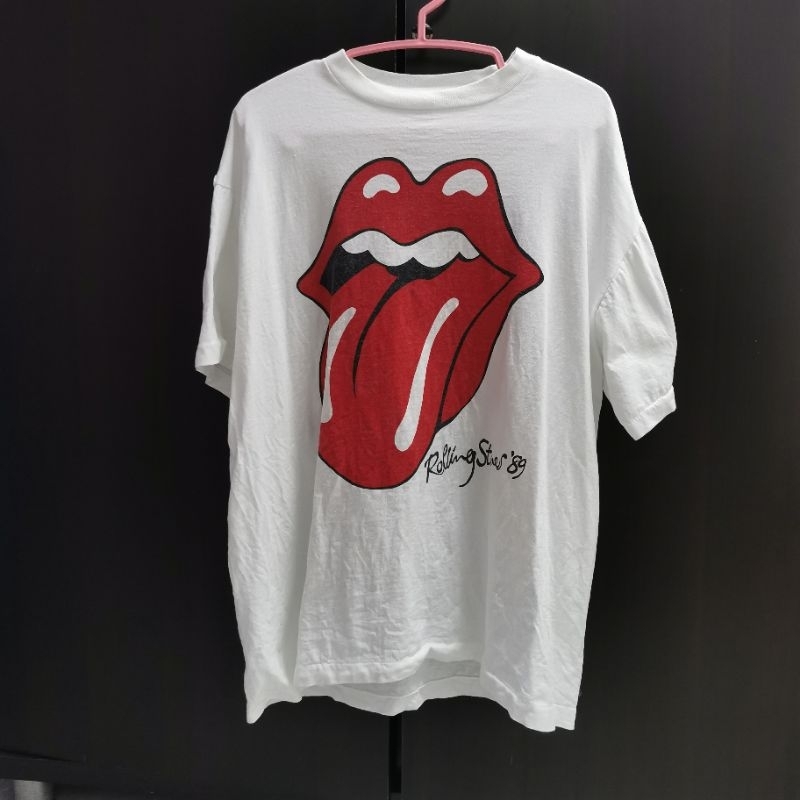 เสื้อวงวินเทจผ้าฟอก Rolling Stones