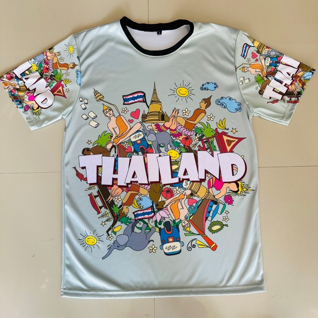 เสื้อยืด Thailand สีเขียวอ่อน