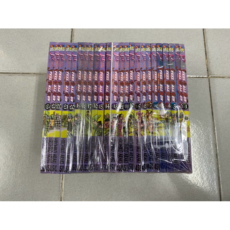 JOJO STEEL BALL RUN 24 เล่มจบ พิมพ์แรกมือหนึ่ง หายากสภาพสวยมาก