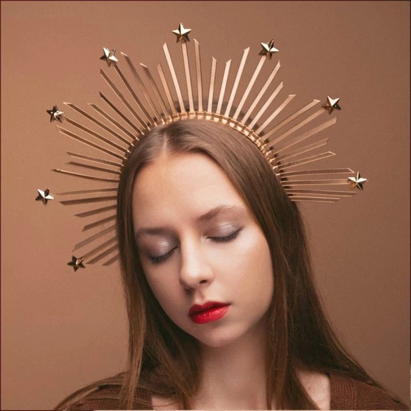 ที่คาดผมมงกุฎรัศมีแผ่กระจายเพริศพริ้งแพรวพราวราวกับเทพีผู้สูงส่ง - รูปที่ 7