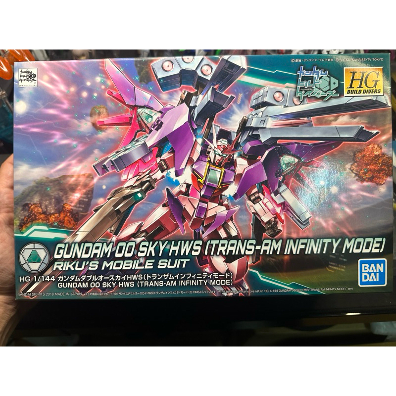 HG 1/144 Gundam OO Sky HWS (Trans-am Infinity Mode)