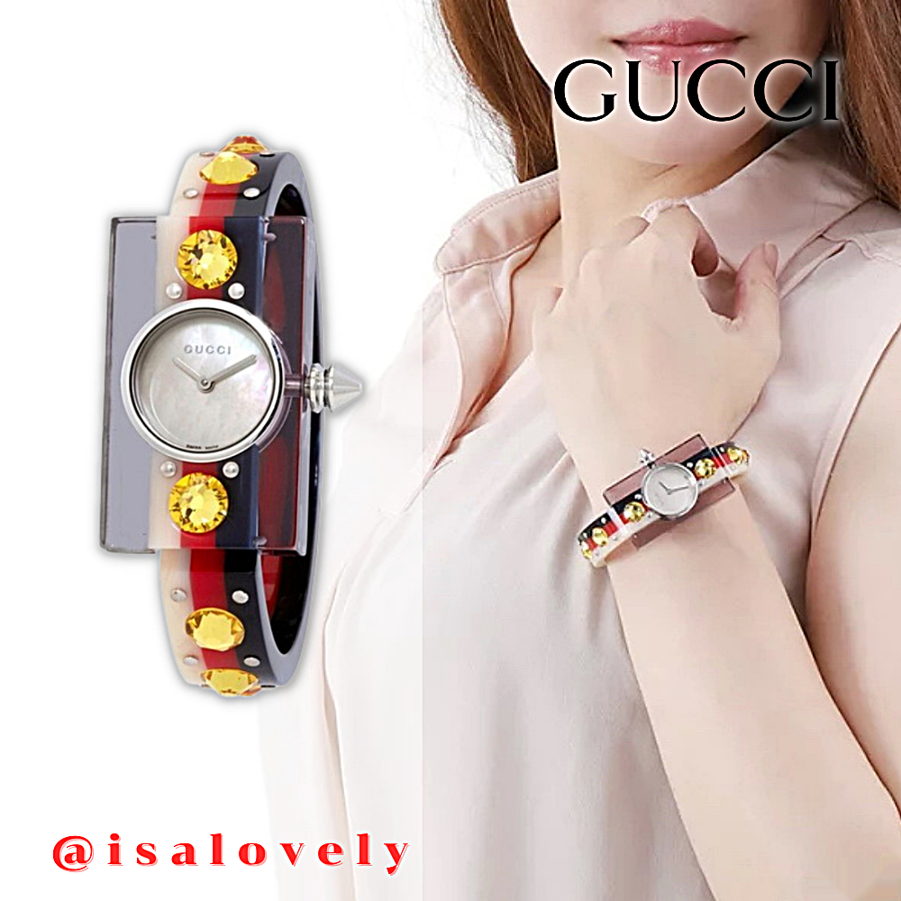 📌Isa Lovely Shop📌  Gucci YA143524 Vintage Web Ladies Watch