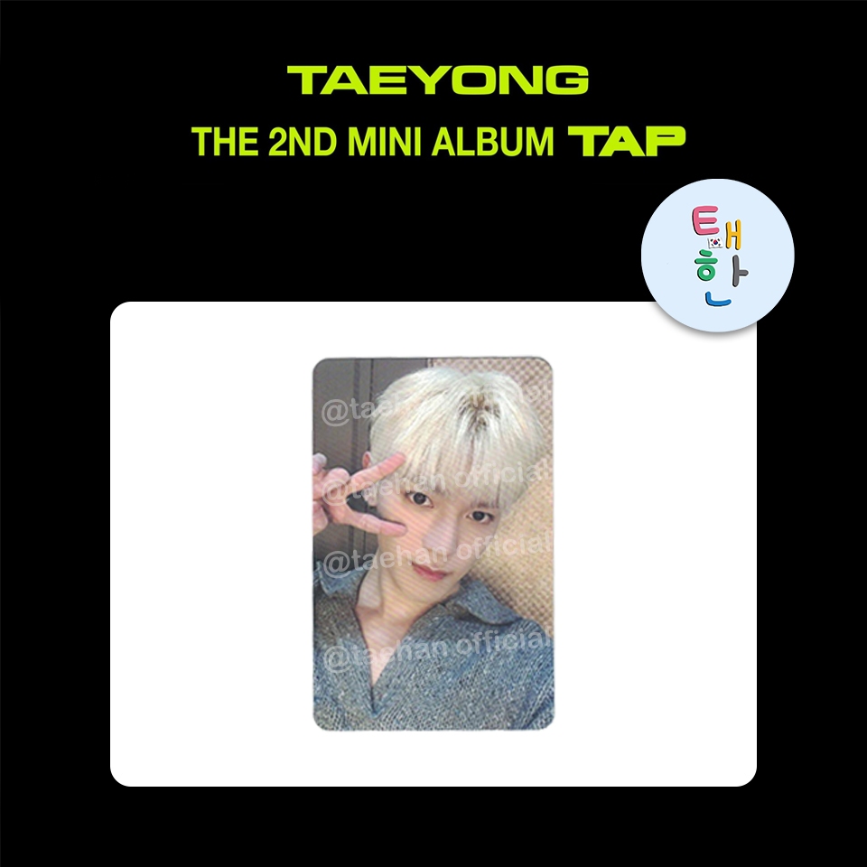 ✅พร้อมส่ง 🔴ลด 30% SHOPEE LIVE🔴 [NCT] PHOTOCARD TAEYONG The 2nd Mini Album [TAP]