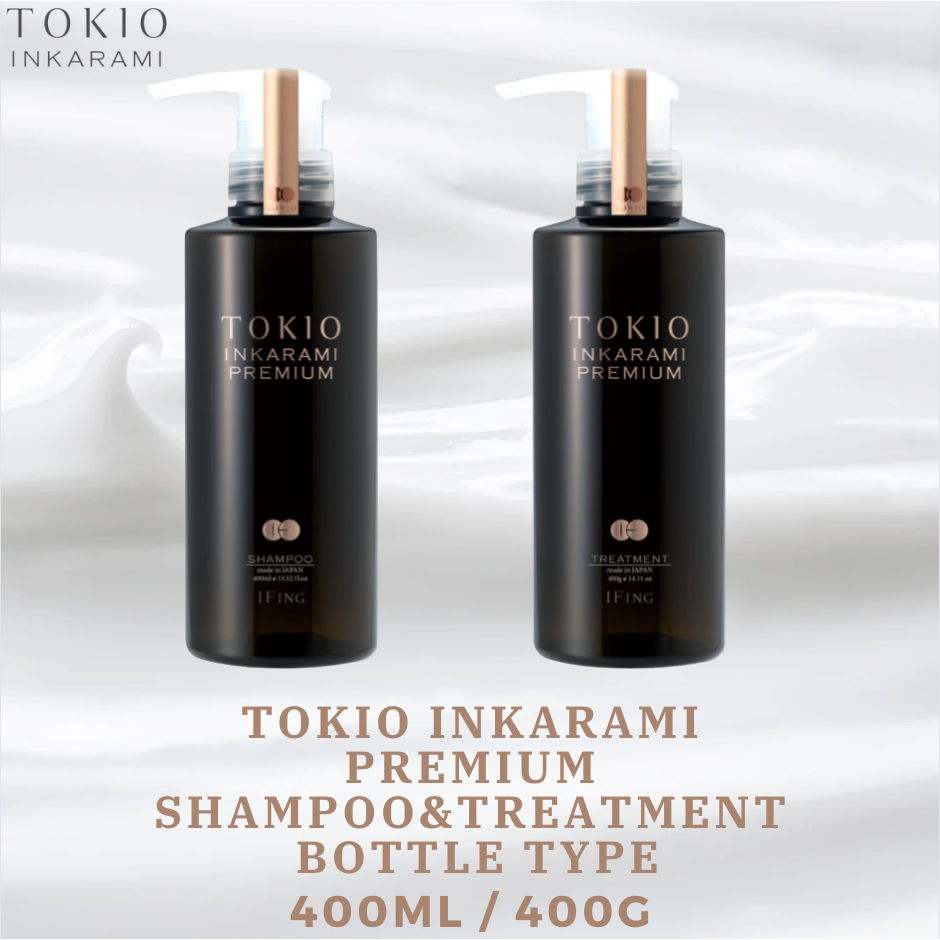 [TOKIO] 【Bottle】 INKARAMI PREMIUM  Shampoo 400ml Treatment 400g set  [Direct from Japan]