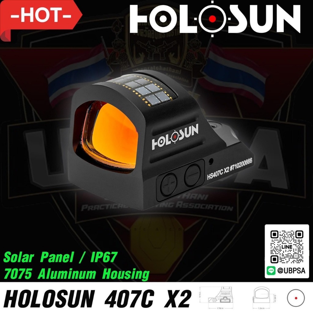 HOLOSUN 407C X2 ตัวช่วยในการเล็ง