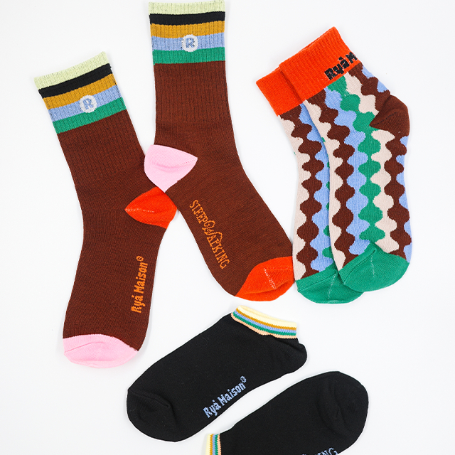 RYA Maison Warmy Socks ถุงเท้าสี ความยาวหลายขนาด