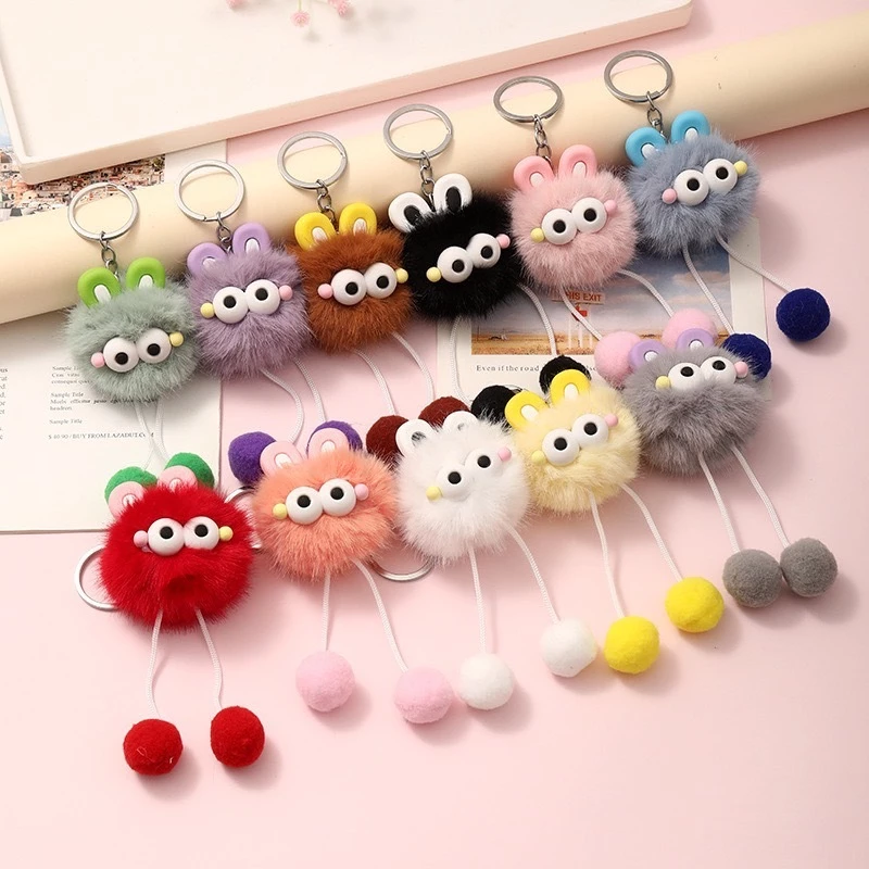 (พร้อมส่ง)CRJ166 พวงกุญแจ จี้ตุ๊กตาการ์ตูนน่ารัก ขนาดเล็ก หลากสี แบบสร้างสรรค์ สําหรับห้อยกระเป๋าเป้สะพายหลัง