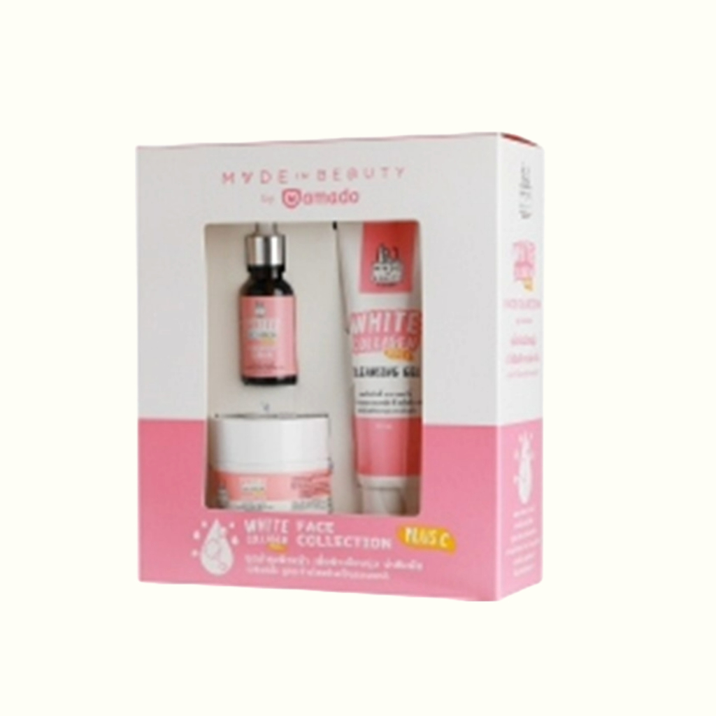 EXP 10/2024 Amado White Set Face Collection ชุดเซ็ทบำรุงผิวหน้า อมาโด้ ไวท์เซ็ท