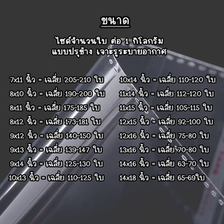 ถุงแก้ว OPP ฝากาว ถุงoppฝากาวอย่างหนา ผลิตในไทย ถุงOPP แบบ1กิโล ซองพลาสติกใสฝากาว #opp01