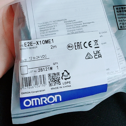 E2E-X10ME1 OMRON sensor เซ็นเซอร์จับโลหะ ขนาด18M ระยะจับ 10 มิล 12-24V NPN-NO 3สาย สินค้าพร้อมส่ง