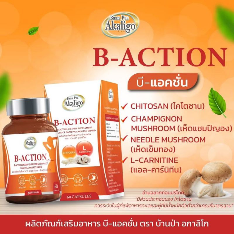 B-Action สูตรเบิร์นไขมัน