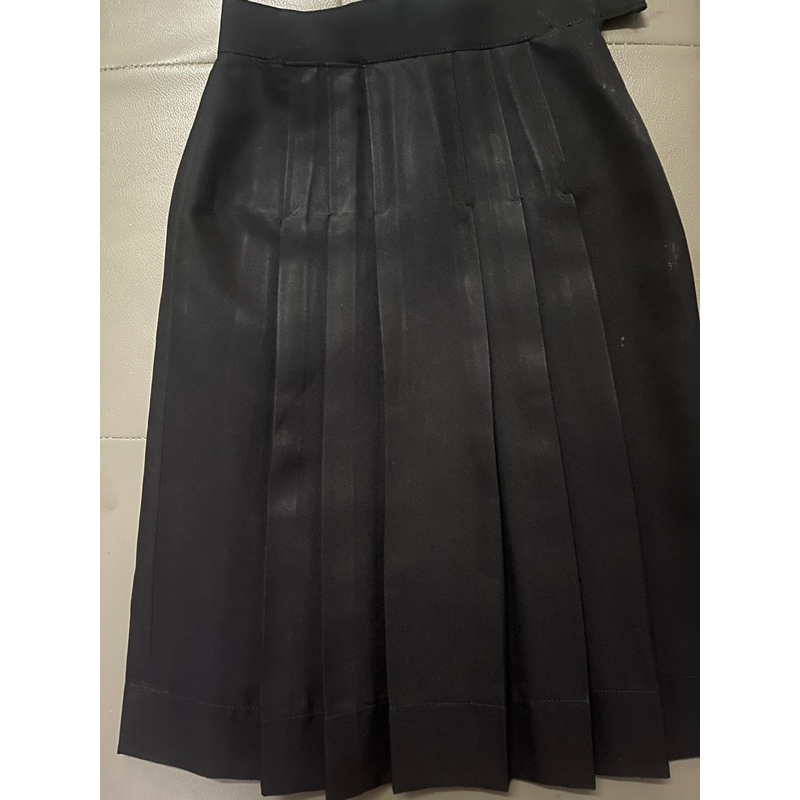 กระโปรงทรงแคบผ้ามัน สีดำเอว23*23 Ego🌟🌟