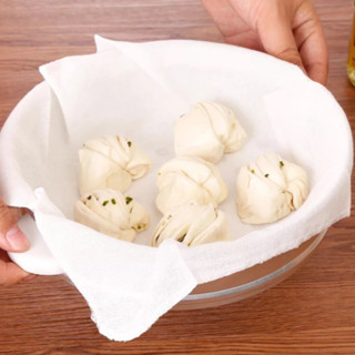 ผ้าขาวบาง(เล็ก) สำหรับนึ่งอาหาร นำกลับมาใช้อีกครั้ง#C100