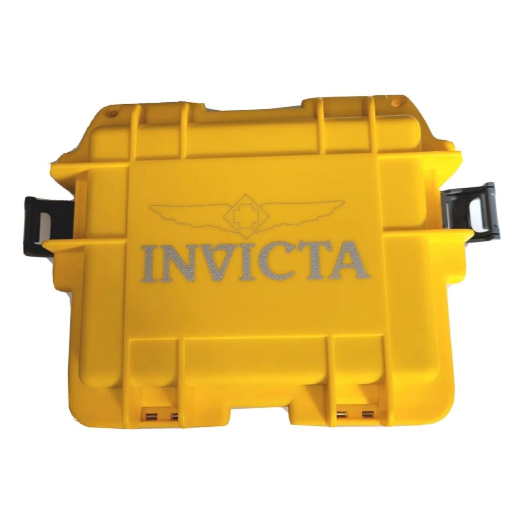 Invicta Men's Three 3 Slot yellow box Dive Box Case Watch