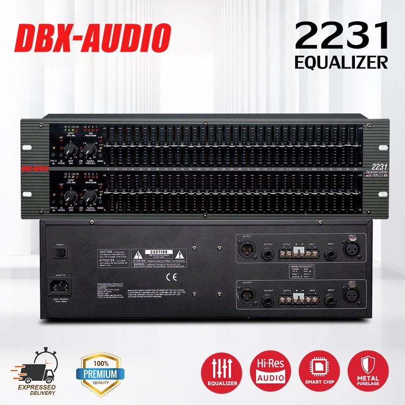 DBX-AUDIO  2231 Dual Channel 31 Band 2 Series Professional Stage Performance Home Conference สองช่อง
