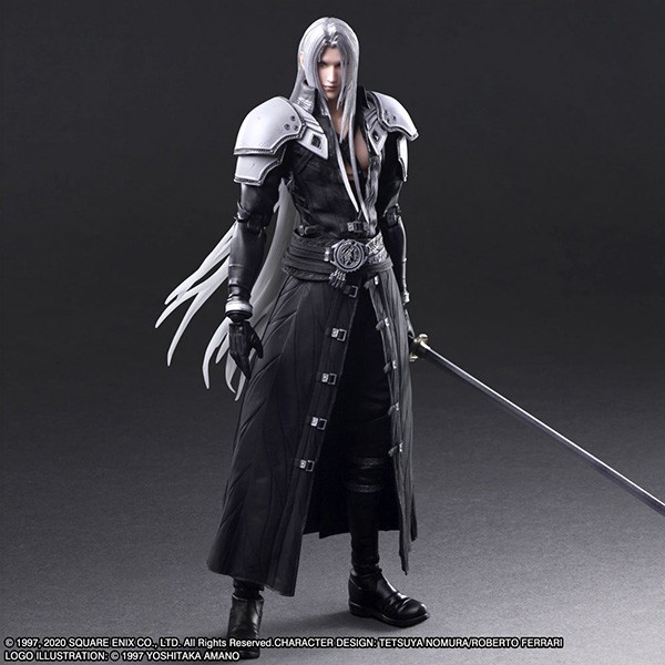 ของเเท้ Sephiroth - Play Arts Kai (Square Enix) มือ2 สภาพใหม่ Final Fantasy VII Remake