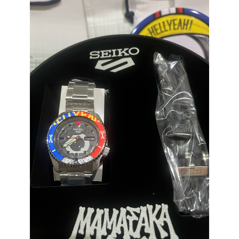 Seiko 5 Sports Mamafaka Limited Edition  รหัส SRPK79K ของใหม่ ครบ กล่อง ประกันศูนย์ Seiko ไทย