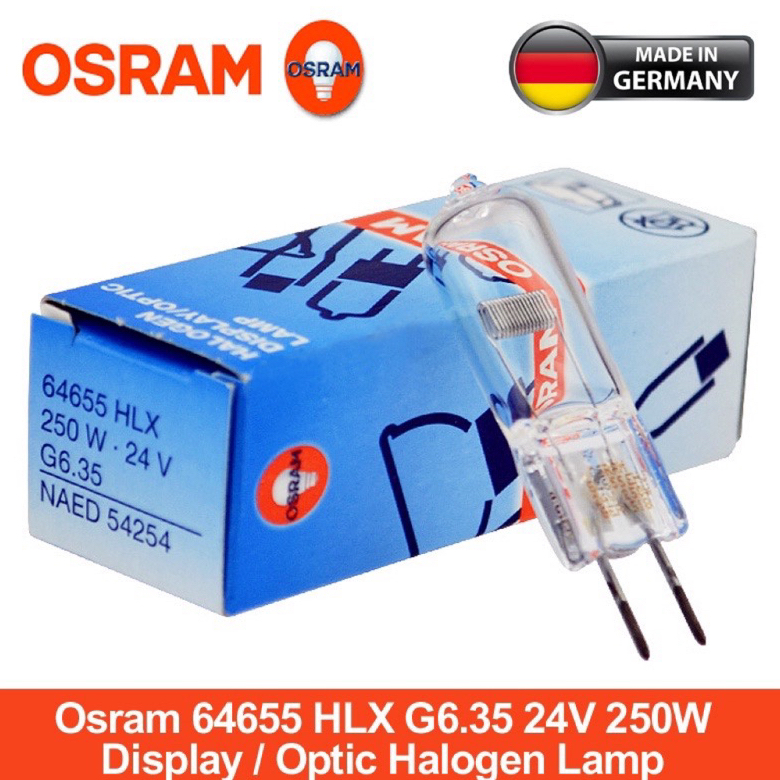 OSRAM 64655 HLX 250W 24V G6.35