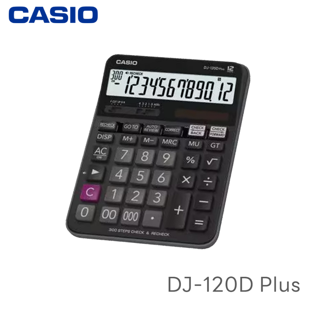 เครื่องคิดเลข Casio รุ่น DJ-120D Plus (ของแท้-ประกัน CMG 2ปี) ออกใบกำกับภาษีได้