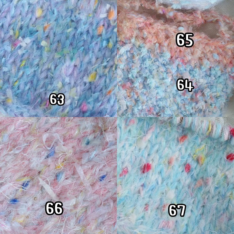 ♡ พร้อมส่ง | Fancy yarn ไหมพรมแฟนซี กลิตเตอร์วิ้ง 25 / 50 g