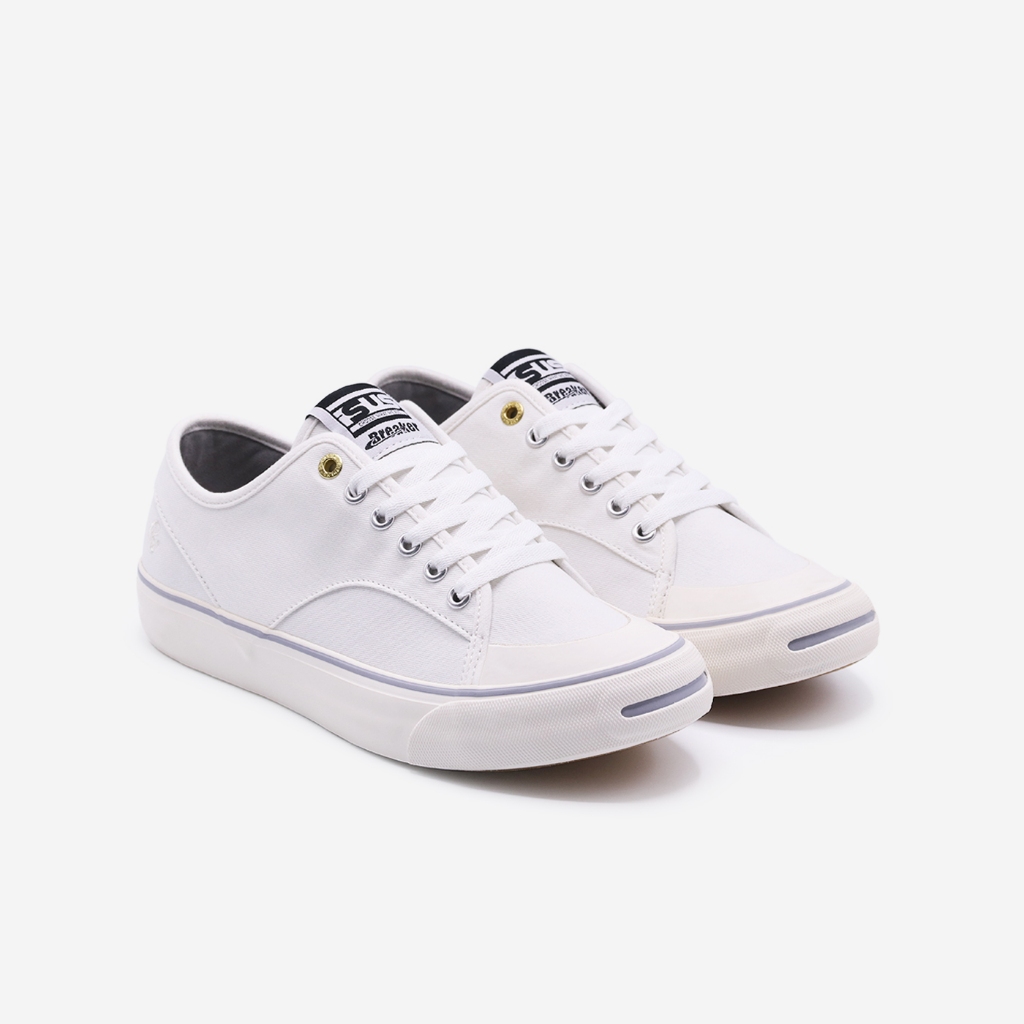 Breaker รุ่น ISUS-OG รองเท้าผ้าใบแฟชั่น รองเท้าผ้าใบเบรกเกอร์สนึกเกอร์ สี OFF WHITE Size 37-45